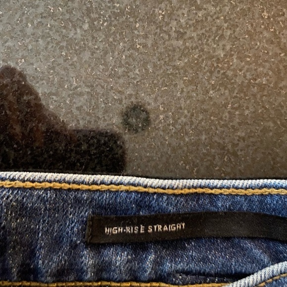 High Rise Straight 5 Pocket Jeans Size 28 - Picture 6 of 10